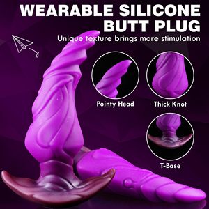 Piccolo Massaggiatore Anale Indossabile con Palline Morbide, Dildo in Silicone per Massaggio Prostatico, Giocattoli per Adulti, Masturbatore per Uomo e Donna 18+ - Product Image 2
