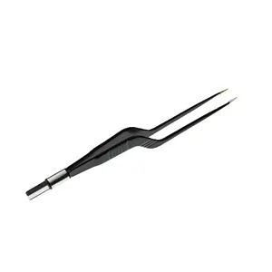 2021电磁干扰双极钳黑色尼龙涂层不粘220毫米1.5毫米，用于电外科装置Leep刀Iec插座