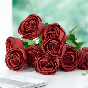 <span class=keywords><strong>Bouquet</strong></span> <span class=keywords><strong>de</strong></span> fleurs <span class=keywords><strong>de</strong></span> mariage 9 têtes <span class=keywords><strong>de</strong></span> roses artificielles, <span class=keywords><strong>bouquet</strong></span> <span class=keywords><strong>de</strong></span> mariée, arrangements floraux <span class=keywords><strong>de</strong></span> mariage, roses artificielles en <span class=keywords><strong>gros</strong></span> - Product Image 6