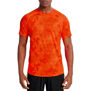 T-shirt décontracté et sportif pour homme, sans manches, orange, vintage, 100% coton, écologique, en flanelle, imprimé par sublimation, séchage rapide, été - Product Image 1