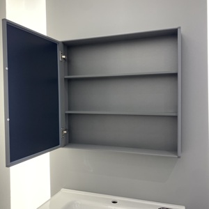 WJL 2026 <span class=keywords><strong>Mueble</strong></span> de <span class=keywords><strong>Baño</strong></span> de Acero Inoxidable con Espejo Iluminado de Alta Calidad, Lavabo de Cerámica Gris, Conjunto de Muebles de <span class=keywords><strong>Baño</strong></span> con Almacenamiento - Product Image 4