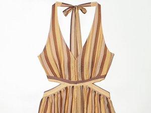 TAOP&ZA 2026 Nouvelle Robe Élégante et <span class=keywords><strong>Sexy</strong></span> pour Femme, Tendance, Simple, Coupe Ajustée, Sans Manches, Découpée, avec Ceinture à Nouer 1333542 - Product Image 3