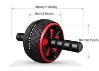 Vente chaude ABS et plastique rebond automatique roue musculaire abdominale équipement d'entraînement à domicile pour l'entraînement abdominal