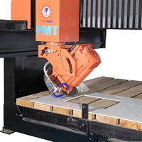 Scie à pont pour blocs de pierre CNC, découpe dynamique à 90/360 degrés, scie à pont pour pierre, routeur pour pierre, scie à pont pour granit, machine de gravure sur pierre