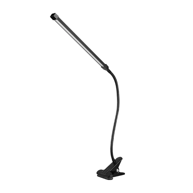 SML-lámpara de mesa plegable, moderna, ajustable, con Clip de cuello de cisne, plegable