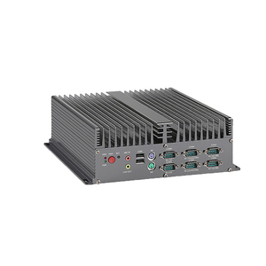 คอมพิวเตอร์อุตสาหกรรมแบบฝังตัวไร้พัดลม I7 4LAN 6COM 10USB - Product Image 2