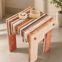 Table console en marbre vert Alpi en gros pour projets de mobilier d'intérieur
