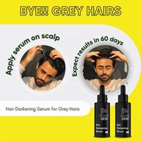 Nouveau Sérum Capillaire Bio Herbal OEM ODM 50ml avec Formule 2-EN-1 pour le Traitement des Cheveux Gris