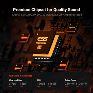 Fosi Audio SK02 <span class=keywords><strong>USB</strong></span> DAC amplificateur de <span class=keywords><strong>casque</strong></span> <span class=keywords><strong>ampli</strong></span> décodeur Audio prise en charge DSD 256 PCM pour <span class=keywords><strong>casque</strong></span> équilibré 3.5MM et 4.4MM - Product Image 4