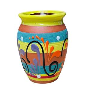16 oz hecho a mano Fiesta Cantarito Cup Tazas De Barro Mexican <span class=keywords><strong>Margarito</strong></span> Clay Cup - Product Image 2