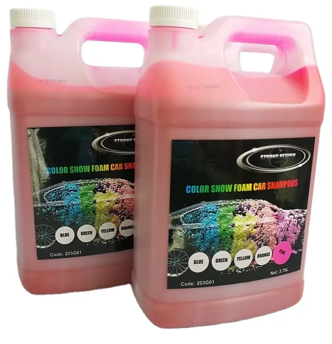 Produttore prodotti per la cura dell'auto autolavaggio Shampoo colorato schiuma automatica lavaggio liquido OEM