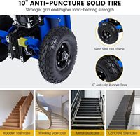Chariot monte-escalier électrique OEM personnalisé 120 kg pour chariots à main et chariots à plateforme avec structure de plateforme de levage