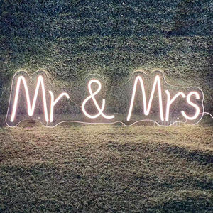 En gros, enseigne au néon « Better Together Will You Marry Me » <span class=keywords><strong>Mr</strong></span> & Mrs, enseigne au néon personnalisée en lettres acryliques pour fête de mariage - Product Image 2