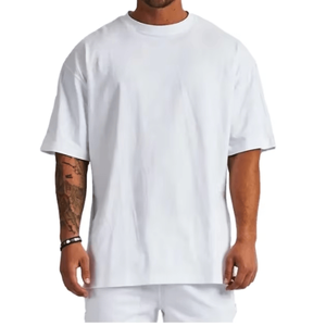 T-Shirt Casual a manica corta 280 Gsm 100% oversize cotone personalizzato in esecuzione all'ingrosso <span class=keywords><strong>stampa</strong></span> cina maglietta sportiva <span class=keywords><strong>per</strong></span> uomo donna - Product Image 1