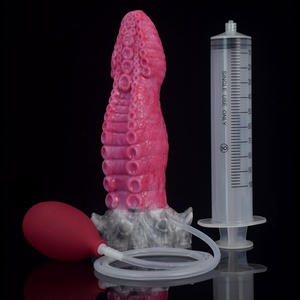 YOCY Big Head Octopus Anal Sex Toy Silicone Flexible Fantasy Dildo Tentacle Masturbator for Women Anus Beads <b>Suction</b> Cup Cock - Product Image 4