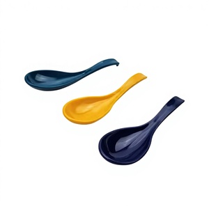 Cucharas de Sopa de Plástico Ecológicas de 6 Colores, Personalizadas o para Venta al por Menor, Producto Desechable y Sostenible - Product Image 4