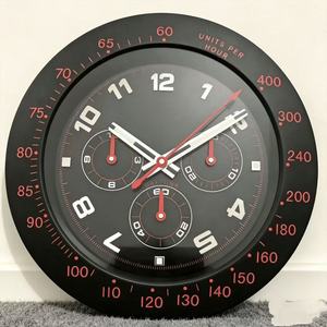 Orologi <span class=keywords><strong>da</strong></span> polso di lusso in metallo rotondo <span class=keywords><strong>da</strong></span> 14 pollici con luce notturna muta personalizzati 3D orologi <span class=keywords><strong>da</strong></span> <span class=keywords><strong>parete</strong></span> luminosi - Product Image 6