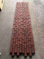 Panneaux de revêtement en pierre de brique rouge imitation 3D en mousse PU légère, faciles à installer et imperméables pour les murs intérieurs et extérieurs
