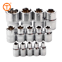 1/2 1/4 3/8 Pouce Drive 14 Pcs E Type Plum Blossom Torx Star Socket Set