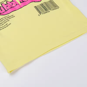 Fashion Short Sleeve Streetwear Sexy Hot Girls Crop <strong>Tops</strong> T Shirts Tees <strong>Women</strong> Summer Letter Printed <strong>Yellow</strong> Casual <strong>Tops</strong> - Product Image 5
