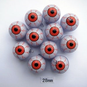 Venta al por mayor Popular Venta de Halloween Decoración Scary Bloody Eyeballs Activity Bloodshot Fashion Dolls Eyes Balls - Product Image 4