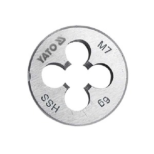 ชุดต๊าปและแม่พิมพ์กลม Yato M7 SSH ทำจากเหล็กกล้าความเร็วสูง - Product Image 1