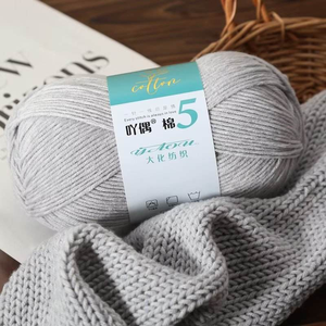 100g 5 Plys Soft Combed Cotton <strong>Wool</strong> Yarn 240m Blended DIY <strong>Craft</strong> Knitting <strong>Wool</strong> for Hand Crochet and Knitting for Handmade Items - Product Image 4