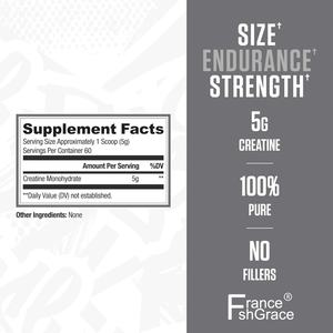 Creatina Monohidrato Premium con Extractos Vegetales, Apoya el Crecimiento Muscular Magro en Hombres y Mujeres, Creatina Monohidrato en Polvo - Product Image 3