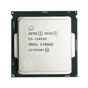 Latest 3.50Ghz 1245V5 Xeon 8Mb Lga1151 14Nm 80W E3-1245V5 For Intel Xeon Processor Cpu Quad Core Xeon Server