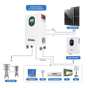 Sistema de Almacenamiento de Energía Solar para el Hogar, Todo en Uno, 6kW 16kWh, Apilable, Monofásico, de Dos Niveles, con Batería de 51.2V 314Ah - Product Image 1