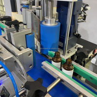 Étiqueteuse automatique portable pour applicateur d'étiquettes de bouteilles en plastique en verre avec imprimante de code de date