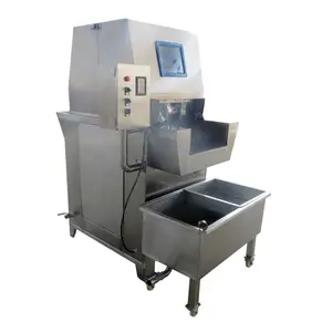 Factory automatic meat injection machine/salt brine injector/poultry saline water injecting machine