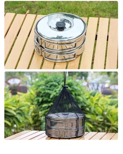 Manufacturer Wholesale Stainless Steel Non-Stick Portable Outdoor <b>Cookware</b> Camping Utensils 2-3 Person Three-piece <b>Set</b> Frying - Product Image 6