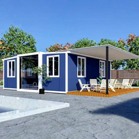 Casa Prefabricada en Contenedor Expandible de 20 Pies o 40 Pies, Personalizada, de 5 Dormitorios, Casa Móvil de Lujo, Casas Prefabricadas