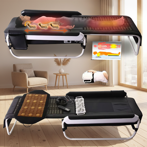 Table de massage chauffante Pop Relax de style coréen, mobilier de salon Jade Master, thérapie thermique chiropratique V3 V4, lit de spa chauffant - Product Image 1