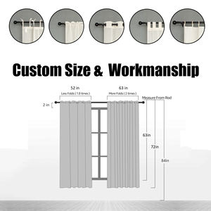 Cortina Transparente de Velo <span class=keywords><strong>Blanco</strong></span> Personalizada con Estampado de Estrellas Plateadas, 100% Poliéster, Estilo Europeo Americano, para Todas las Temporadas - Product Image 4