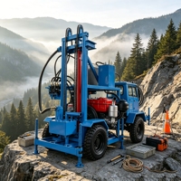 Plataforma de Perforación Rotatoria Portátil de 220V/380V Accionada por Compresor de Aire con Componentes de Motor
