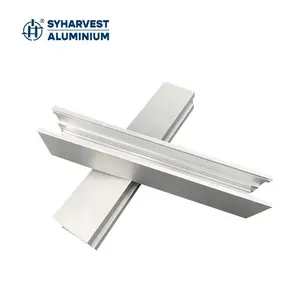 Angle Install Aluminum Extruded Channel Profile Without Ceiling LED Linear Aluminum Profiles Light Washing Strip