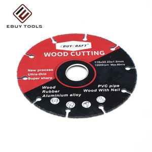 Disque de coupe segmenté ultra-mince super tranchant brasé sous vide pour alliage d'aluminium, caoutchouc et tuyaux en <span class=keywords><strong>PVC</strong></span> - Product Image 2