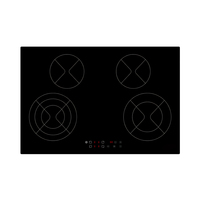 Plaque de cuisson à induction intégrée de 6700 W, portable, pour la cuisine à domicile, plaque de cuisson à induction invisible avec commande tactile coulissante