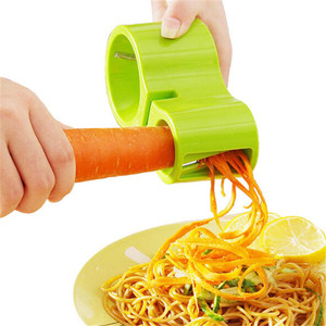 Multifunctional Double-head Vegetable Shredders Grater Spiral Cutter with Knife Sharpener for Sliced Carrot Cucumber - Product Image 1