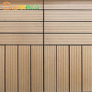 Hiện đại WPC decking Board Gỗ nhựa composite sàn cho vườn ngoài trời sử dụng chống trượt thiết kế chống thấm nước chải kỹ thuật - Product Image 4