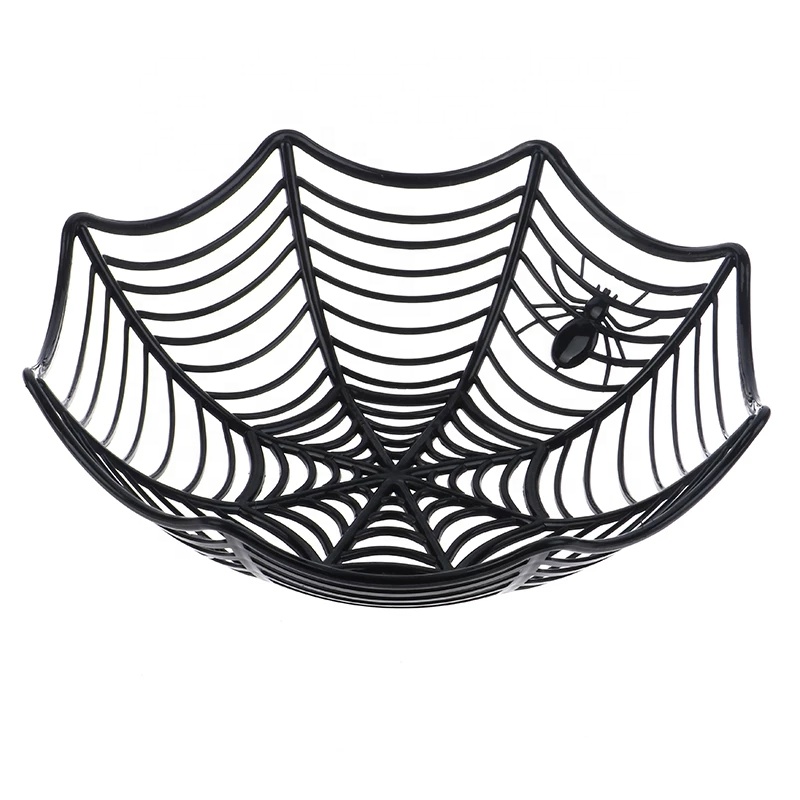 6 Pezzi Ciotola di Ragnatela di Halloween Cesto di Ragnatela Cesto di Caramelle a Ragnatela Ragnatela Cesto di Frutta Halloween Trick Treat Ciotole per Decorazioni per Feste di Halloween