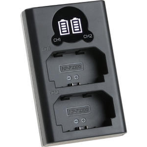 <span class=keywords><strong>Chargeur</strong></span> de batterie pour appareil photo CAPTOR <span class=keywords><strong>NP</strong></span>-<span class=keywords><strong>FZ100</strong></span> pour <span class=keywords><strong>Sony</strong></span> A7m4 A7m3 A7c2 A7r3 A7s3 A7r4 7rm3 A6600 A6700 Fx30 <span class=keywords><strong>Chargeur</strong></span> USB double fente - Product Image 6