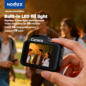 Cámara de Acción Nodizz KA03Mini 4K Ultra HD con Luz LED Integrada, Compatible con Tarjetas TF, Cámara Compacta para Vlogs - Product Image 4