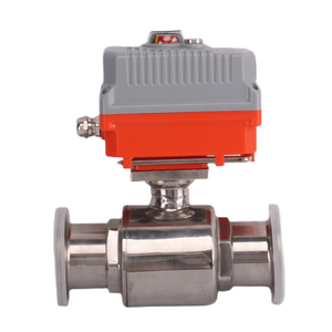 Ansi JIS 220V mini động cơ chủ đề thể hiện lô hàng bóng van nước thép không gỉ Mini Điện thể hiện lô hàng bóng van - Product Image 3