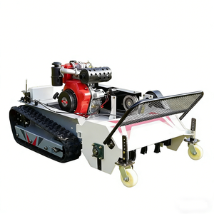 Cortacésped RC de gasolina de 800 mm con orugas, <span class=keywords><strong>tractor</strong></span> cortacésped de giro cero, repuesto para cortacésped RC, gasolina, para estadios, campos de golf, corte de grandes áreas - Product Image 5