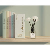 Diffuseur de parfum d'ambiance personnalisé Osmanthus Jasmin à bâtonnets, huile essentielle naturelle, mini 50ml, longue durée