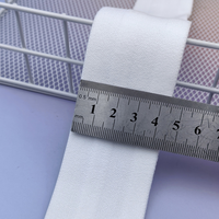 Accessoires vestimentaires : Cordon de serrage blanc/noir de 4,5 cm, bande élastique en Y à extrémité ouverte pour pantalons