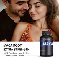 Capsules de racine de maca personnalisées noir rouge jaune favorise l'équilibre hormonal améliore la vitalité